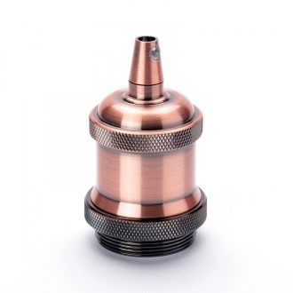 E27 Vintage foglalat bronz színben