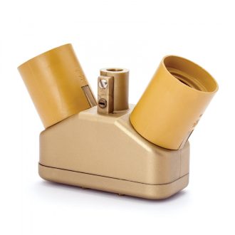 E27 foglalat állólámpához, 2xE27, réz