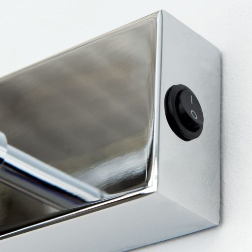 PUBLIO modern LED fali lámpa , króm, 770lm