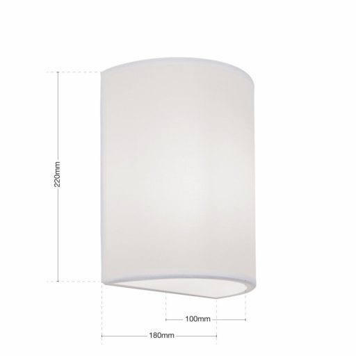 UFO modern fali lámpa 1xE14, fehér