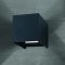 CUBE modern LED fali lámpa , antracit, 400lm