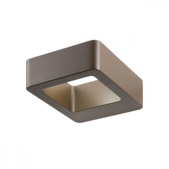 HIRO  Außen LED Wandleuchte Braun IP54 6W/3000K