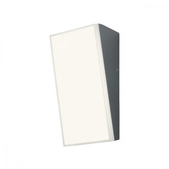 JAPO  Außen LED Wandleuchte Antrazit 9x18 cm IP54 12W/3000K