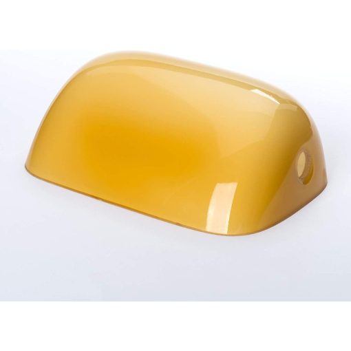 Banklámpa búra, sárga, 6x15x9 cm