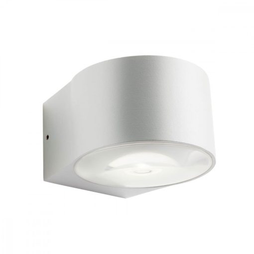 LOG kültéri fali lámpa, modern, fehér, direkt-indirekt fény