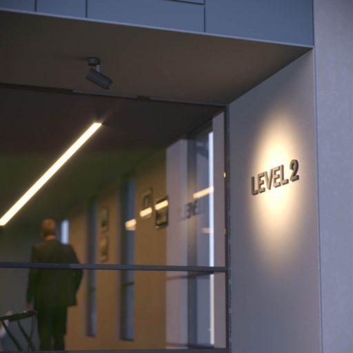 EAGLE kültéri fali lámpa, modern, szürke