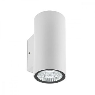   RAM kültéri fali lámpa, modern, matt fehér, direkt-indirekt fény