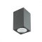 QUAD kültéri mennyezeti lámpa, modern, sötét szürke/matt fekete