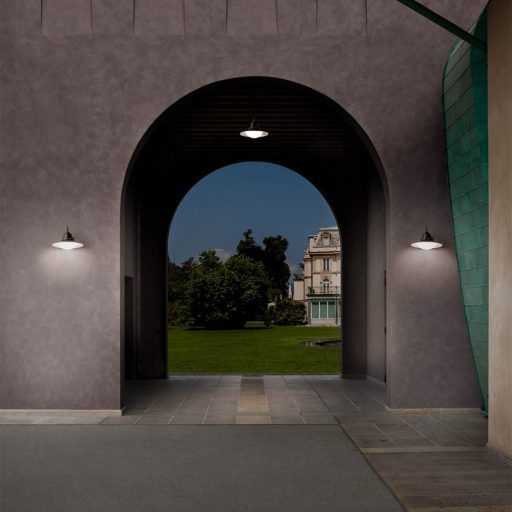 ELIO kültéri fali lámpa, klasszikus, sötétszürke