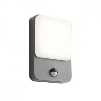 COLIN SENSOR kültéri fali lámpa, modern, szürke, 4000K