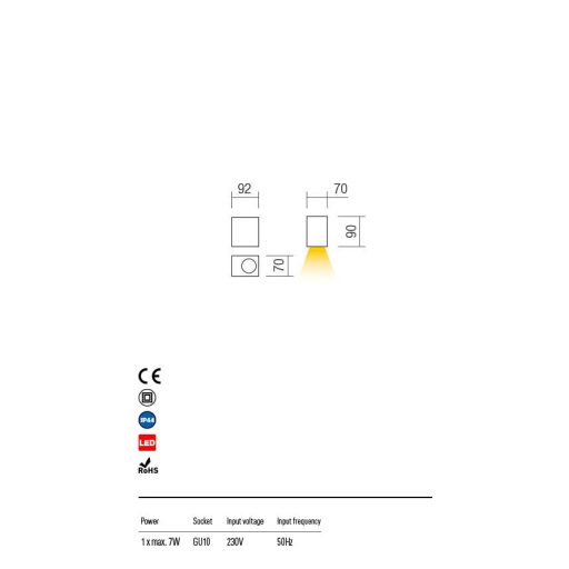 PUNTA-kültéri-fali-lámpa-modern-sötét-szürke-direkt-fény