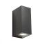 PUNTA kültéri fali lámpa, modern, sötét szürke, direkt-indirekt fény