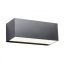 LAMPRIS kültéri fali lámpa, modern, szürke