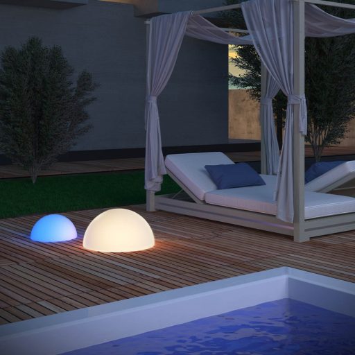 BLOB kültéri dekorációs lámpa, modern, fehér, nagy