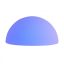 BLOB RGB kültéri dekorációs lámpa, modern, fehér, nagy
