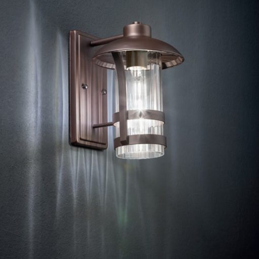 NORSK  Wandaußenleuchte Braun IP23 