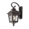 York Wandaußenleuchte, schwarz matt 10326