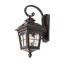 York Wandaußenleuchte, schwarz matt 10326
