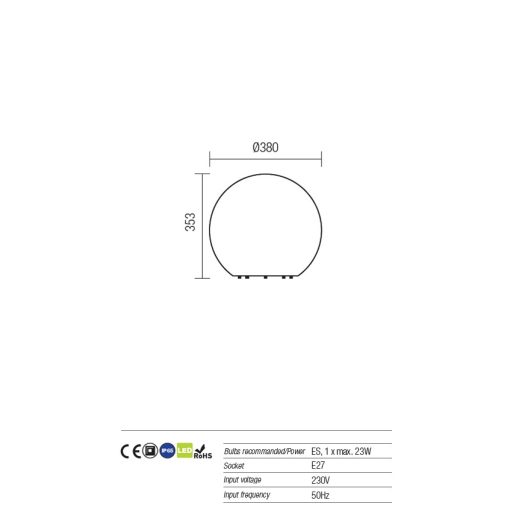 Baloo Außen Dekor Lampe,  10009