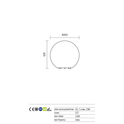 Baloo Außen Dekor Lampe,  10011