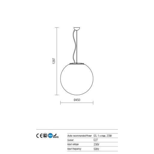 Baloo Außen Dekor Lampe, weiß 10016