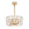 PUNTES kristály csillár, 4xE14, arany