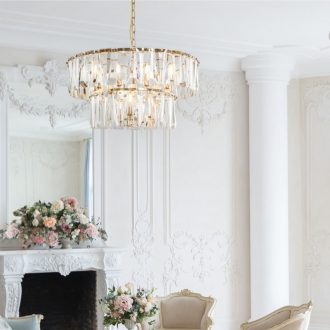 PUNTES kristály csillár, 12xE14, arany