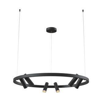 SATELLITE LED csillár, fekete
