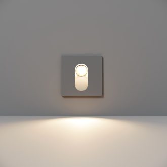   VIA URBANA szürke lépcsővilágító lámpa, 7 cm magas, 70 lm