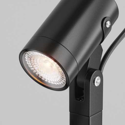 SCOPE fekete kültéri állólámpa, 60 cm magas