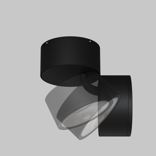 SPIN grafit kültéri mennyezeti lámpa, Ø9 cm, 480 lm