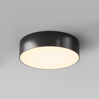 ZON IP fekete kültéri mennyezeti lámpa, Ø22 cm, 2200 lm
