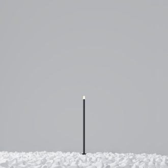 SPEAR grafit kültéri állólámpa, 50 lm, 30 cm magas