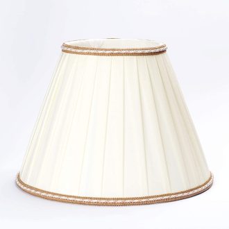 Lámpaernyő, selyem, 30x22 cm