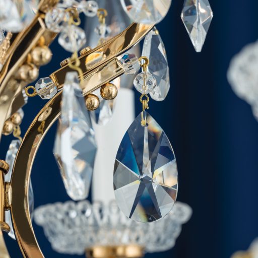 Nagoya kristály csillár, arany, 62 cm, 6xE14