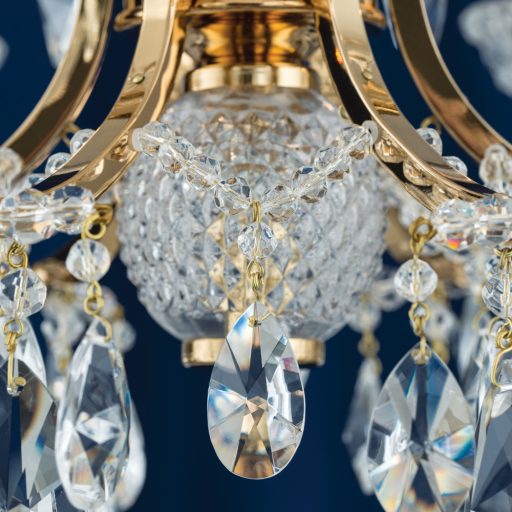 Nagoya kristály csillár, arany, 62 cm, 6xE14