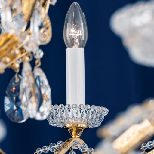 Nagoya kristály csillár, arany, 76 cm, 10xE14