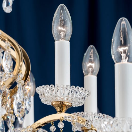 Nagoya kristály csillár, arany, 110 cm, 21xE14