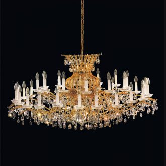 Nagoya kristály csillár, arany, 147 cm, 36xE14