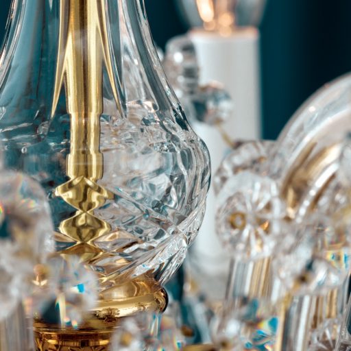 Klassisch kristály csillár, arany, 68 cm, 8xE14