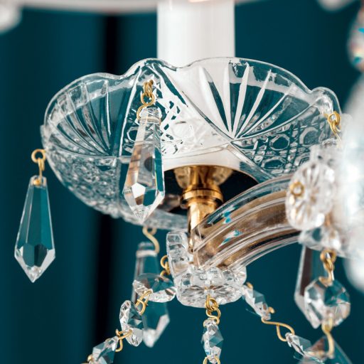 Klassisch kristály csillár, arany, 66 cm, 9xE14