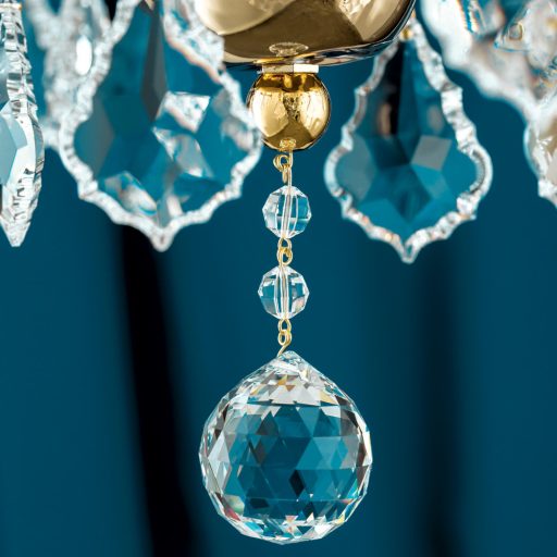 Klassisch kristály csillár, arany, 70 cm, 12xE14