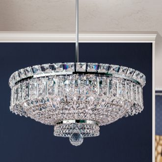 Ambassador kristály csillár, króm, 60 cm, 15xE14