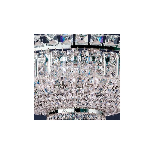 Ambassador kristály csillár, króm, 60 cm, 15xE14