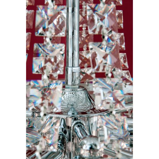 Ambassador kristály csillár, króm, 45 cm, 9xE14