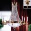 Empire Crystal kristály csillár, arany, 100 cm, 12xE14