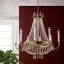 Empire Crystal kristály csillár, arany, 84 cm, 10xE14