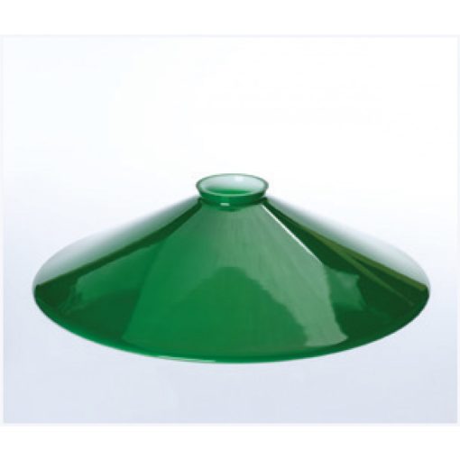 Zöld banklámpa búra, 30 cm